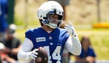 Giants' Cam Skattebo says he's 'learned' from backflip mishap, 'probably' won't do it again