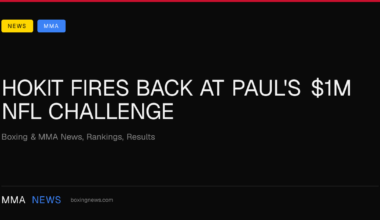 Hokit Fires Back At Paul's $1M NFL Challenge
