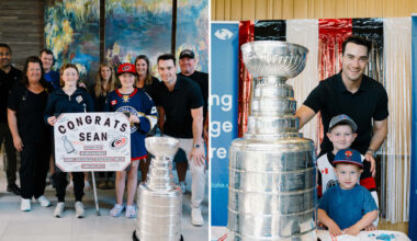 Walker brings Stanley Cup to pediatric unit at Ontario hospital