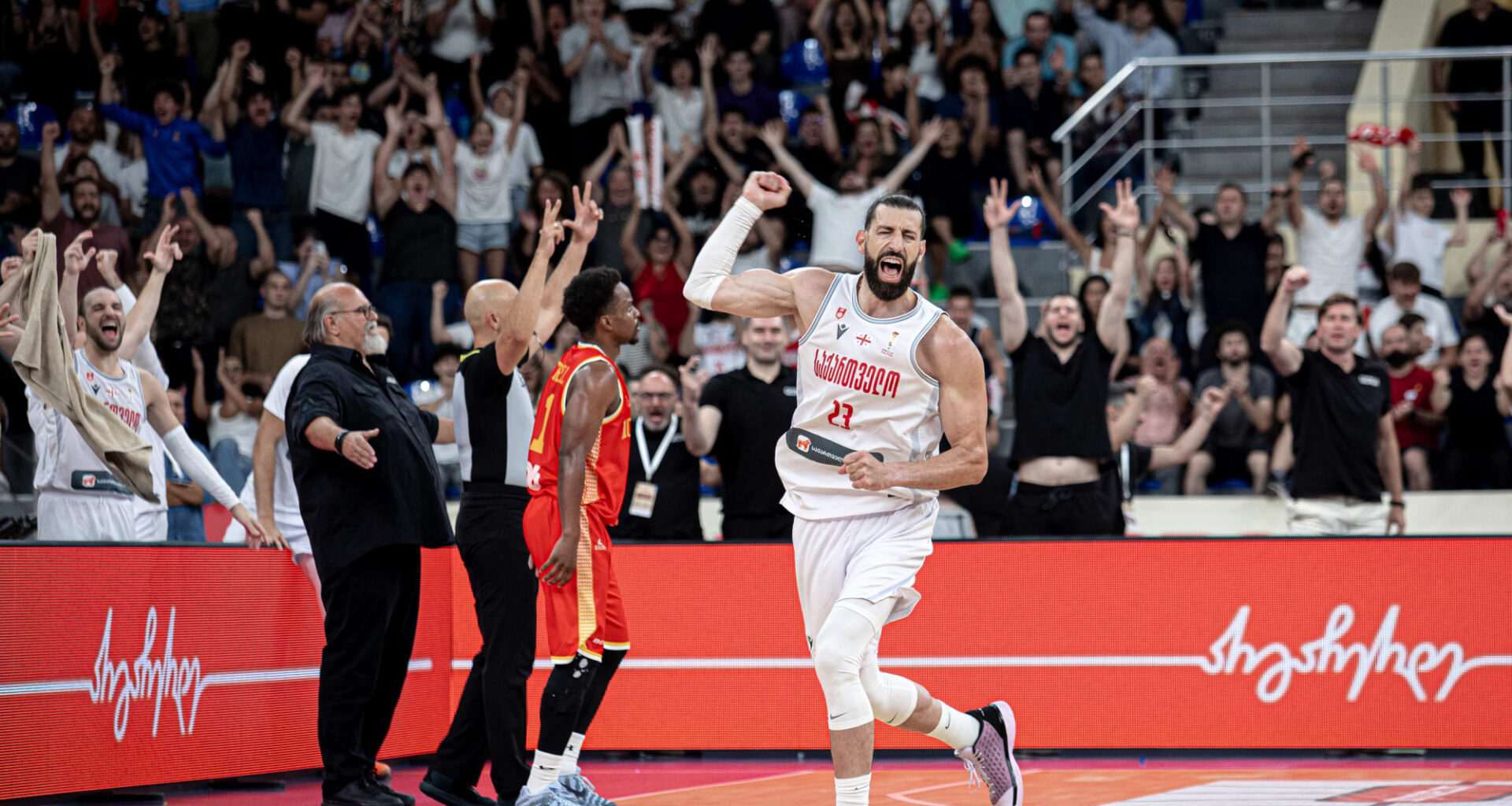 Georgia's showmen: Shengelia, Bitadze impress in home win | FIBA Basketball