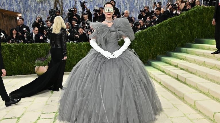 Sarah Paulson arrives at The Metropolitan Museum of Art's Costume Institute benefit gala on May 4, 2026, in New York.