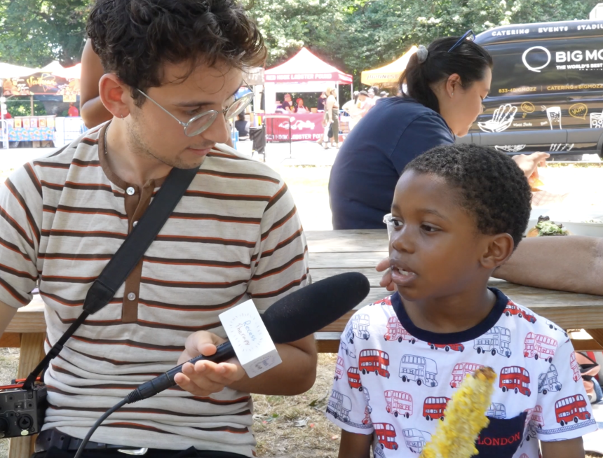 Shapiro-Barnum catapulted to online fame with videos like this one, featuring a very sweet corn-loving kid <a href=
