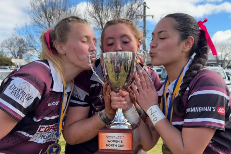 Sweet victory: Parkes Boars North Cup premiers after four years
