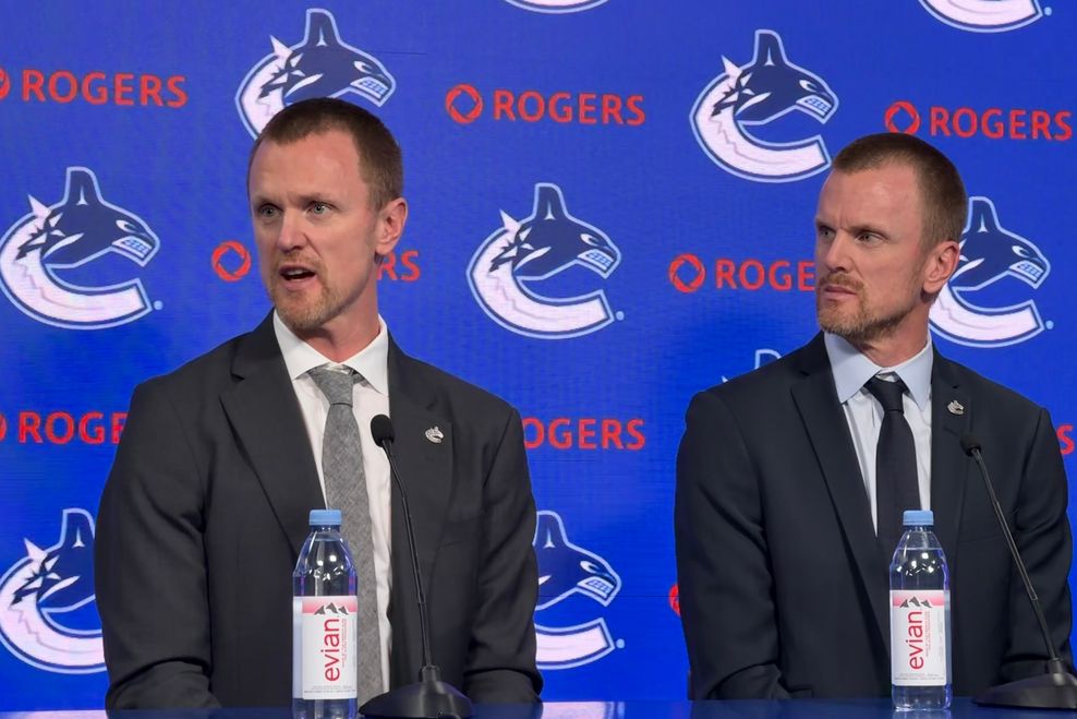 sedins vancouver canucks press conference