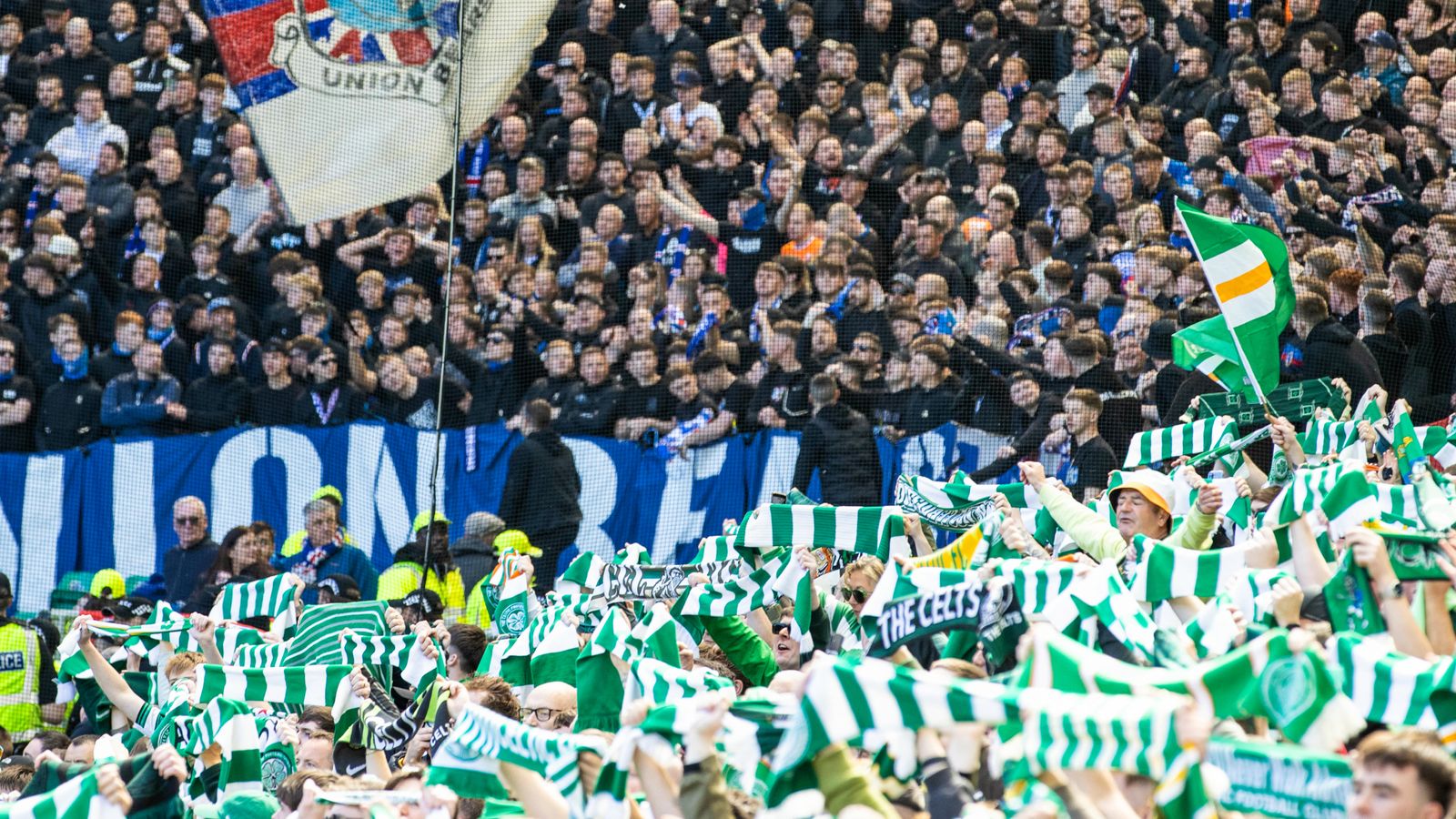 The two clubs have been punished for crowd trouble in last season's Scottish Cup quarter-final