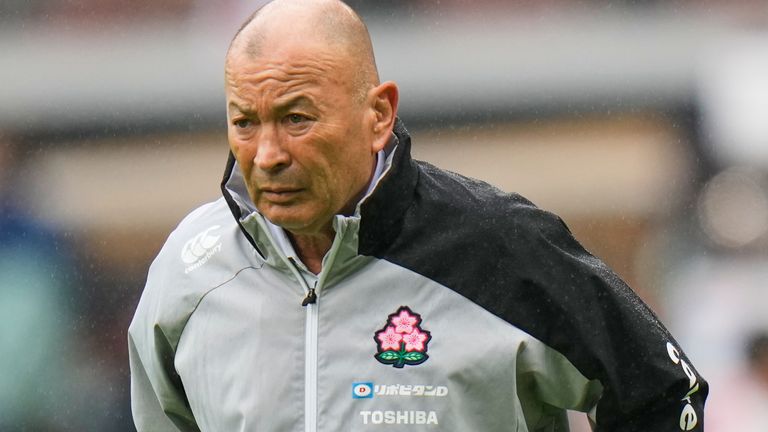 Former Australia and England head coach Eddie Jones is in his second stint in charge of Japan