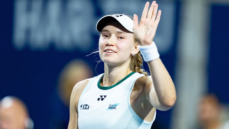 Elena Rybakina would be just four ranking points behind Aryna Sabalenka if she wins the Montreal title (Julian Avram/Icon Sportswire/AP)