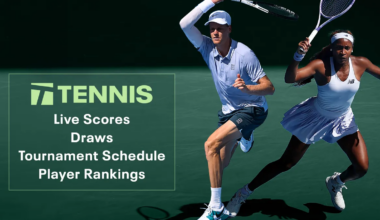Tennis Scores, Tournaments, Rankings & News