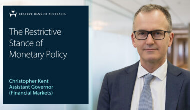 The Restrictive Stance of Monetary Policy | Speeches