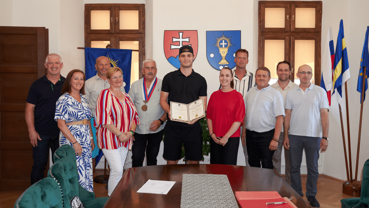 Juraj Slafkovsky named Honorary Citizen of village in Slovakia