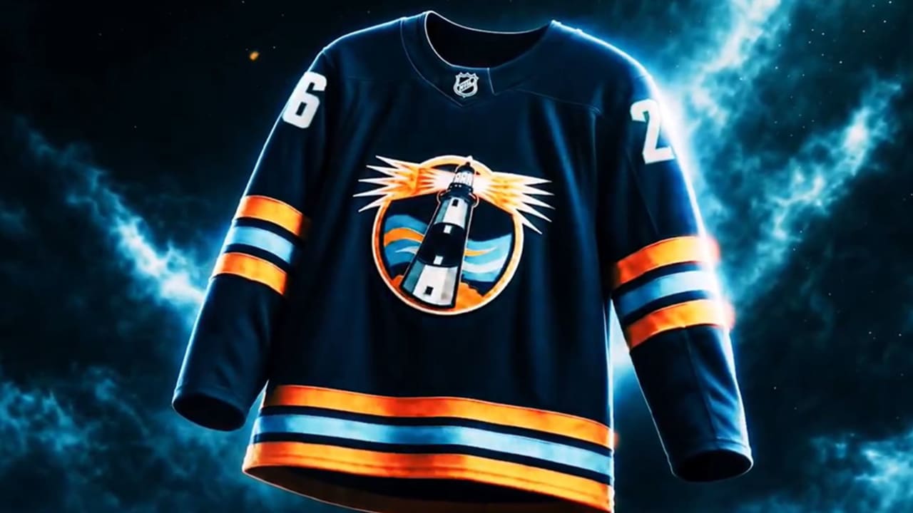 Islanders unveil lighthouse design as 3rd jersey contest winner