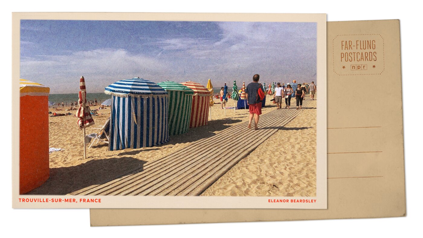 Normandy beach town has hardly changed since Monet painted it : NPR