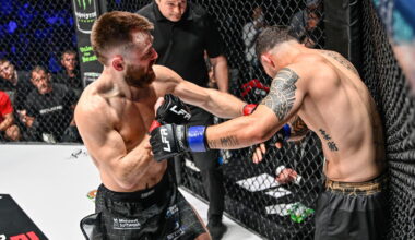Battered after wrestling at SCSU, Taner Trembley loves MMA