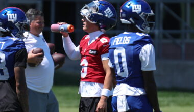 Jaxson Dart on John Harbaugh: We're all buying in because of how great a coach he is