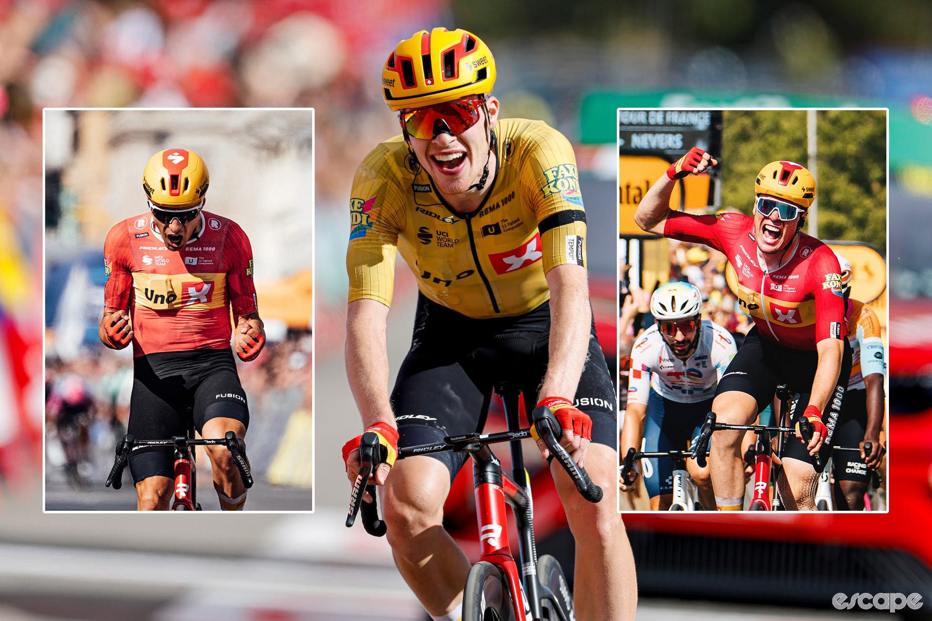 'Not a fluke': Uno-X does the Grand Tour stage win triple in first WorldTour season