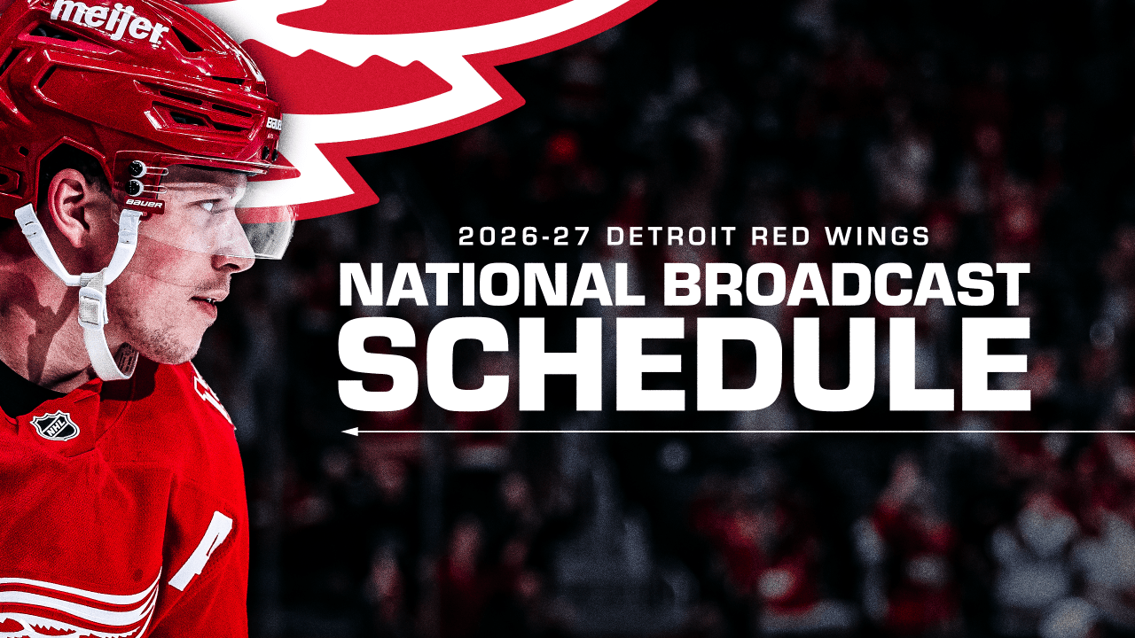 Red Wings release national broadcast schedule for 2026-27 season