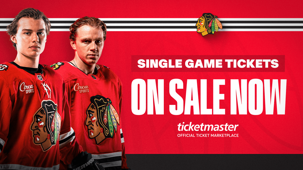 RELEASE: Blackhawks Single-Game Tickets On Sale Now
