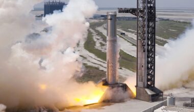 SpaceX test-fires Starship Super Heavy booster ahead of critical Flight 14