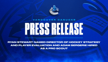 VANCOUVER CANUCKS ANNOUNCE HOCKEY OPERATIONS UPDATES