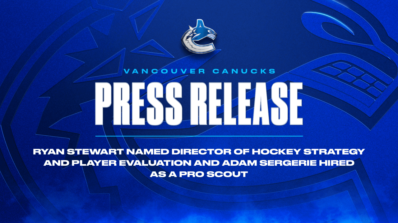 VANCOUVER CANUCKS ANNOUNCE HOCKEY OPERATIONS UPDATES