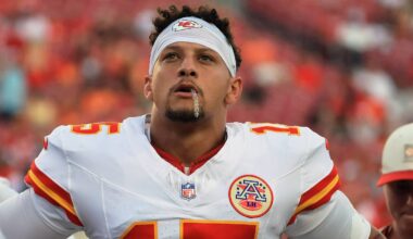 Kansas City Chiefs quarterback Patrick Mahomes