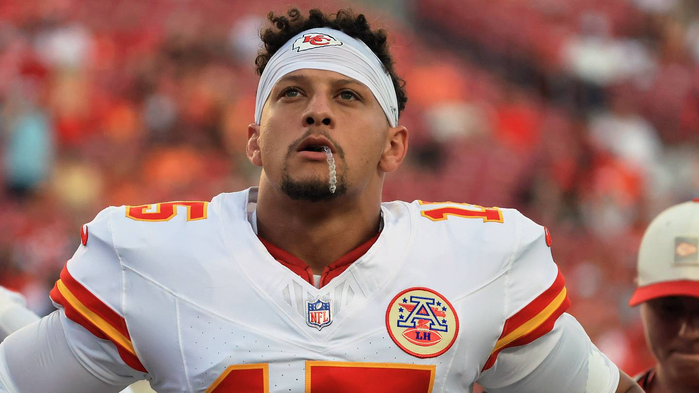 Kansas City Chiefs quarterback Patrick Mahomes