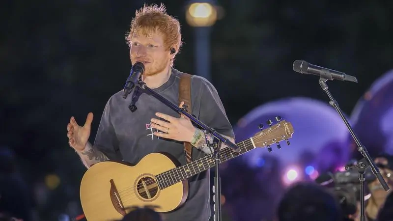 Ed Sheeran gives speech before first concert back since drama erupted, apologises for ‘mistakes’