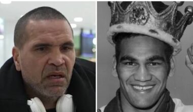 Anthony Mundine and father Tony Mundine