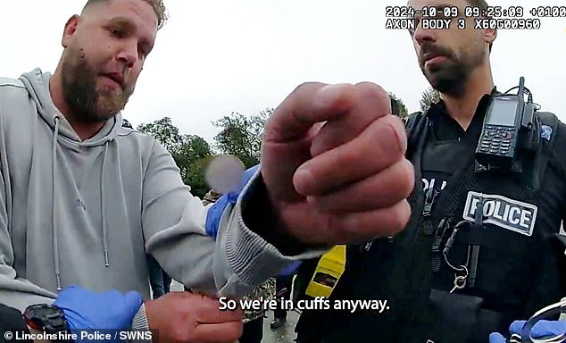 British boxer Billy Joe Saunders was caught on film launching a foul-mouthed tirade at cops -  when he was caught with three others for illegal hare coursing
