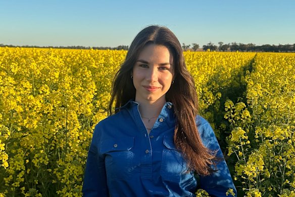 Agriculture appeals because “you get to actually be out there doing something in the real world and not sitting in an office typing away”, Annalise Magill says.