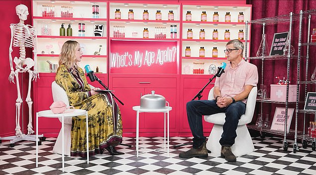 The journalist, 56, teased that he looks better with his clothes off as he opened up about how he stays healthy on the latest episode of Katherine Ryan's podcast What's My Age Again