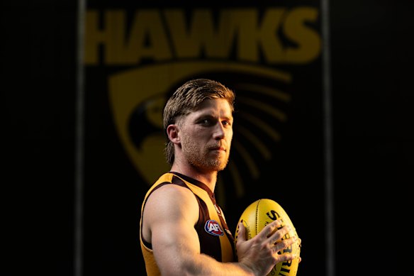 Dylan Moore remains one of the Hawks’ most respected figures.