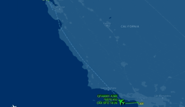 San Francisco 49ers Melbourne trip: Qantas A380 arrives in California ahead of NFL game at the MCG