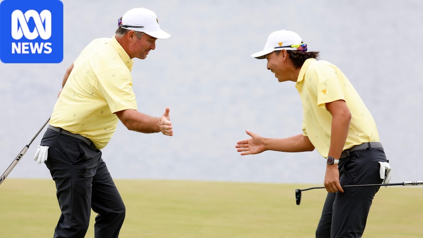 Adam Scott, Min Woo Lee lead Internationals to day one sweep at Presidents Cup