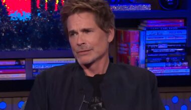 Rob Lowe names his best on-screen kiss