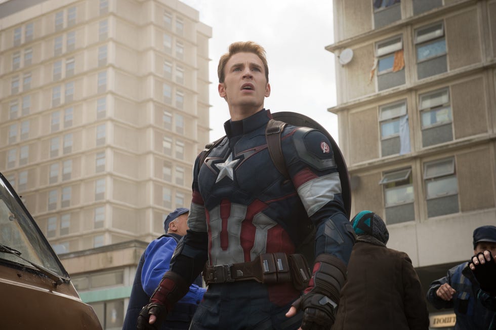 Chris Evans as Captain America chris evans as captain america