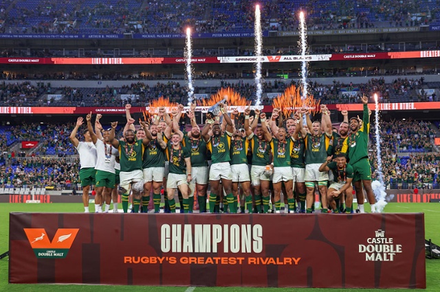 Springboks Beat All Blacks to clinch Greatest Rivalry series trophy