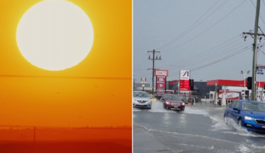 Heat, damaging winds, storms and snow hit Australia’s eastern states in wild weather weekend
