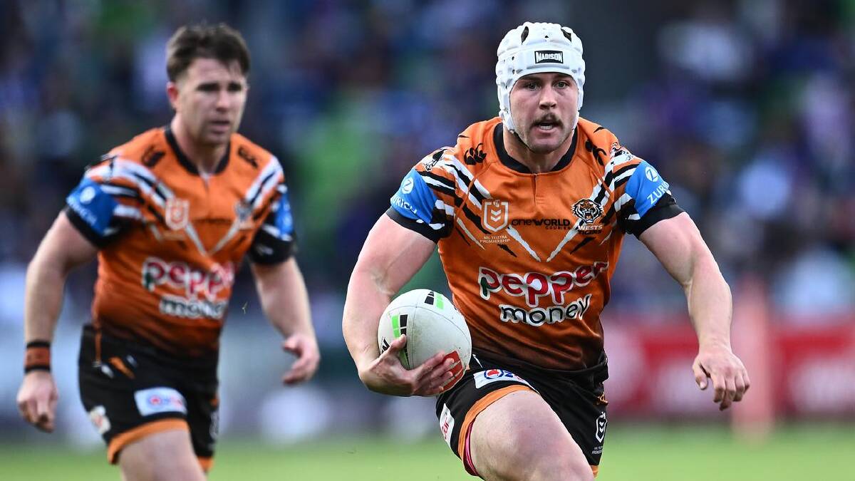 Heath Mason is a Wests Tigers junior from southwest Sydney. (Joel Carrett/AAP PHOTOS)