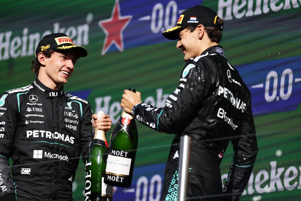 Antonelli finished 169 points behind team-mate Russell in 2025, but in 2026 the Italian holds a 59-point advantage