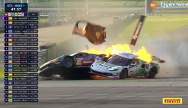 Ferrari driver pulled from inferno by life-saving ‘superhero’