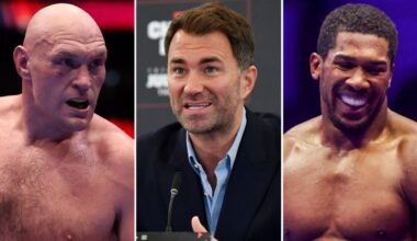 ‘Pathetic puppet’: Fury tees off at Hearn, Joshua as blockbuster fight suddenly hangs in balance