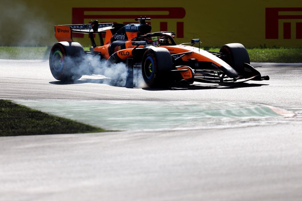 Piastri's lock-up in Turn 1, hurting his team-mate in the process, sent the internet's conspiracy theorists into a frenzy.