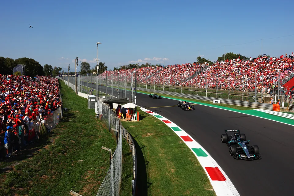 George Russell, Max Verstappen, Kimi Antonelli