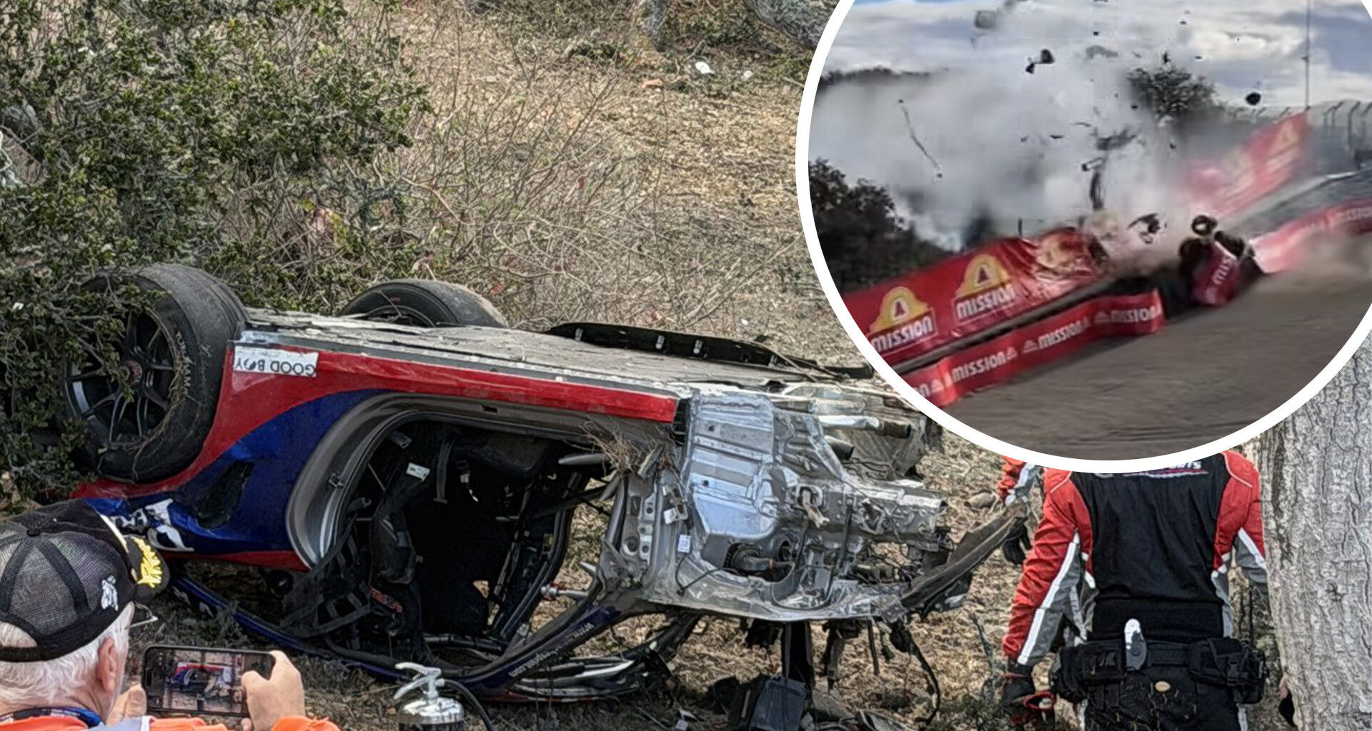 World motorsport rocked by spate of wild crashes