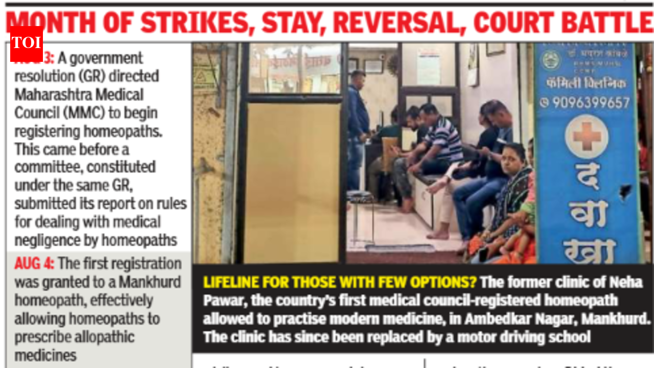 Maharashtra Job Crisis: Homeopaths turn to allopathy amid job insecurity in Maharashtra, but just 10 have permission | Mumbai News