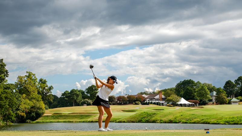 Strong Start Propels Women’s Golf to Second Place Through Two Rounds at Tribe Invitational