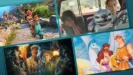 A collage of images from Disney and Pixar’s Luca, Lilo & Stitch (2025), Jungle Cruise, and Hercules