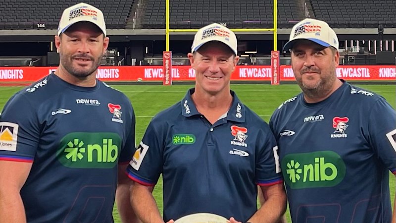 NRL 2026: Why Newcastle Knights coach Justin Hobrook lived with his two assistant coaches during pre-season
