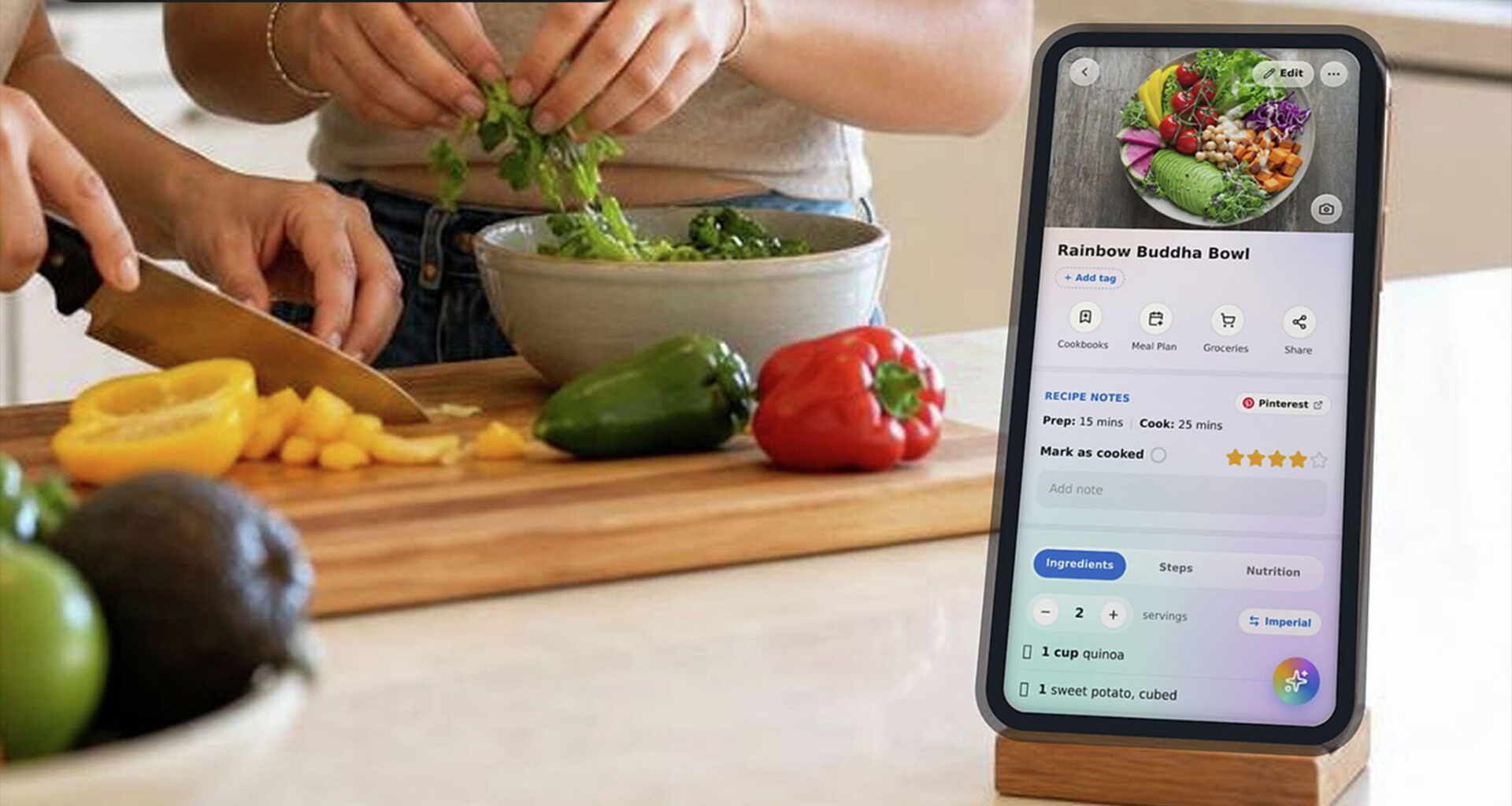 Replace scattered recipes and grocery lists with one $40 app